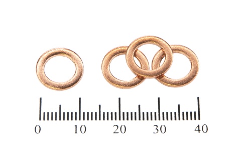 Шайба медная 8х12х1.0