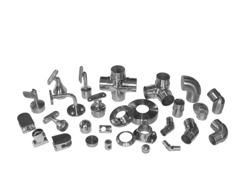 Крепление ригеля с винтовым зажимом 16 AISI 304 зеркало