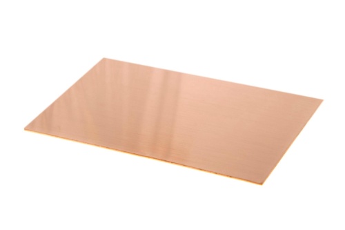 Лист медный 10х600х1500 мяг, марка М1