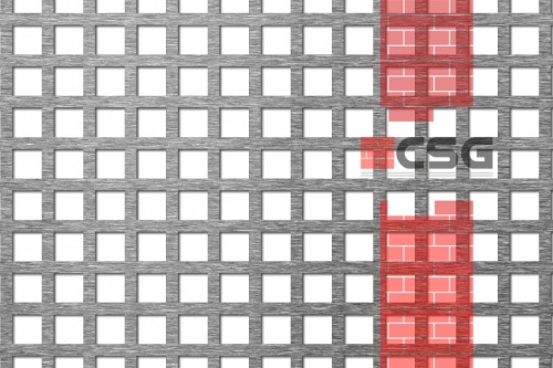 Лист перфорированный оцинкованный 1х1000х2000, Qg 10-14