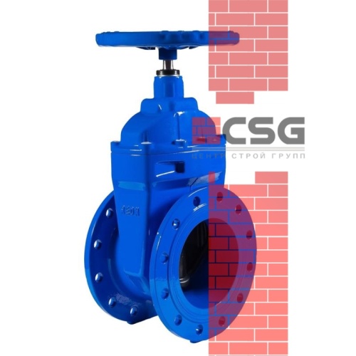 Задвижка чугунная тип МЗВ 30ч39р Ду200 Ру16  120C открытая гайка Китай, DN 200