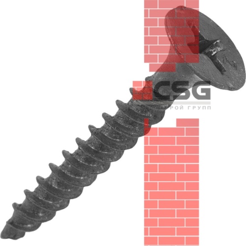 Саморез кровельный 5.5x25 RAL3011 по металлу (3 500шт) арт.1185878 