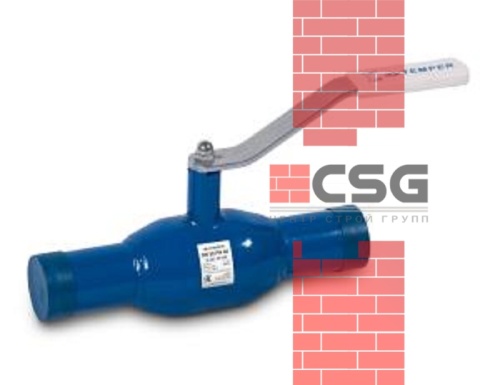 Кран шаровый стальной Ду50 РУ40 полный под приварку Temper 29220050, DN 50