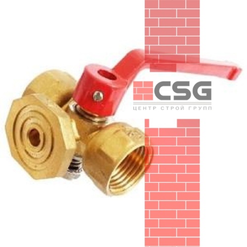 Кран для манометра 3-ходовой 11б18бк(ф)2 Ду 15 Ру16 ВР G1/2" рук с фл Пензапромарматура 01311111, DN 15, 1/2 дюйма