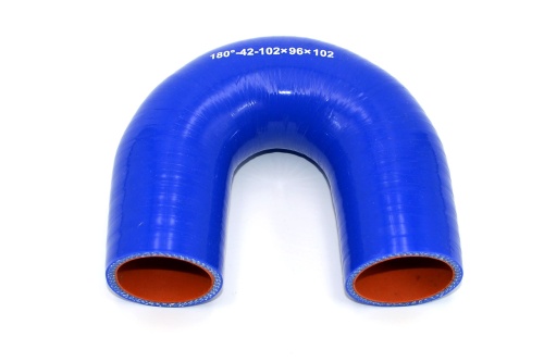 Патрубок силиконовый U-образный Ф 42 мм L=102х96х102 мм, 180°